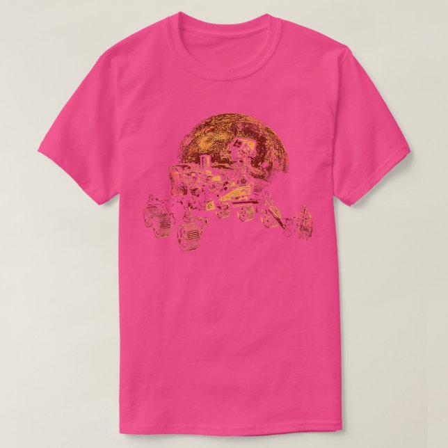 Camiseta Perseverança de Rover Mars 2020 (Frente do Design)