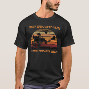 Camiseta Perseverança Mars Rover 2021 Ingenuity Retro Vint