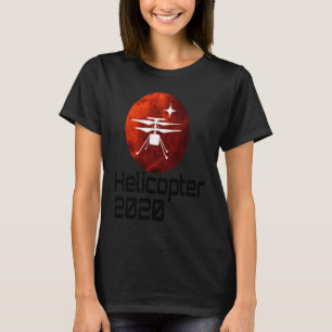 Camiseta Perseverança Mars Rover Helicopter Ingenuity Landi