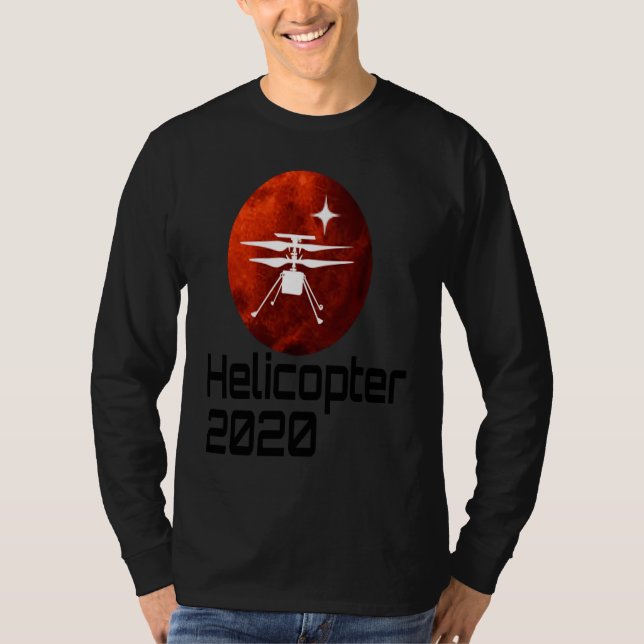 Camiseta Perseverance Mars Rover Helicopter Ingenuity Landi (Frente)