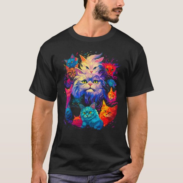 Camiseta Persian Cat Family (Frente)