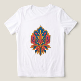 Camiseta Persian Floral Carpet DesignT-Shirt