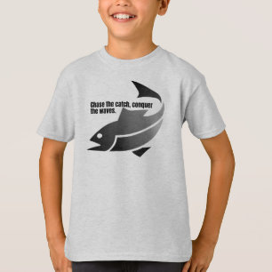 Camiseta Persiga a captura, conquiste as ondas.
