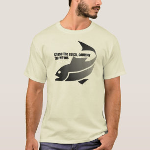 Camiseta Persiga a captura, conquiste as ondas.