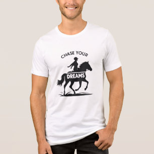 Camiseta Persiga Seu Sonho Chá de Cavalo - Motivacional