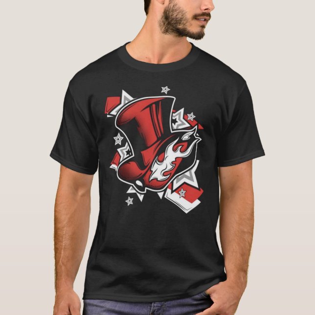 Camiseta Persona 5 Royal The Phantom Thieves Logo Active T- (Frente)