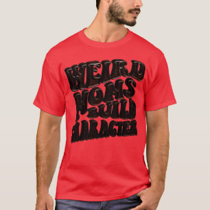 Camiseta personagem 143 de construção de mães esquisitas