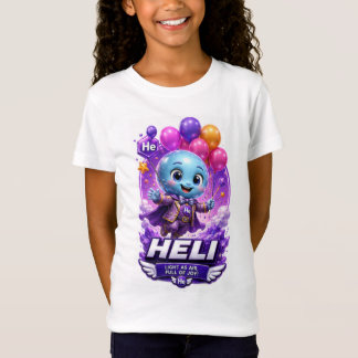 Camiseta Personagem ATOMIVRA Hélio – Química dos Gases Nobr