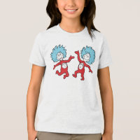 Personagem Coisa 1 e Coisa 2 do Dr. Seuss