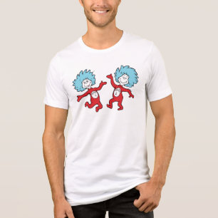 Camiseta Personagem Coisa 1 e Coisa 2 do Dr. Seuss