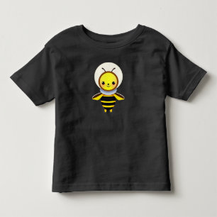 Camiseta Personagem de Abelha de Desenho Animado Sorridente