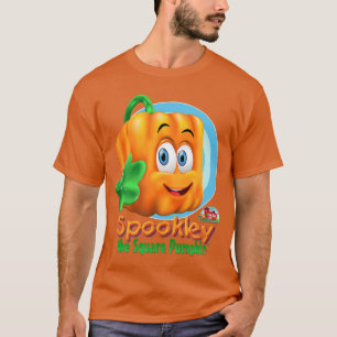 Camiseta Personagem de Abóbora do Quadrado de Spookley Film