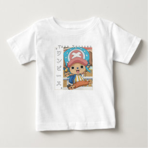 Camiseta Personagem de Anime Fofa de Rena com Remédio Verme