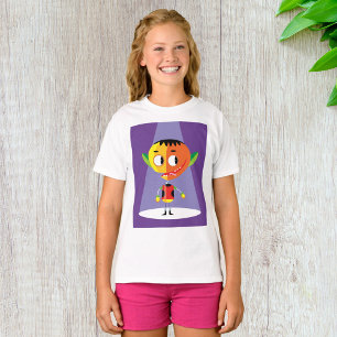 Camiseta Personagem de Cabeça Laranja
