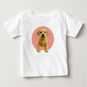 Camiseta Personagem de cachorrinho Golden Retriever 3D fofo