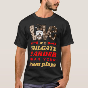 Camiseta Personagem de CHURRASCO de Tailgater do Kansas Cit