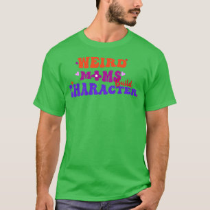 Camiseta personagem de compilação de mães esquisitas de ran