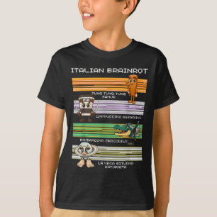 Camiseta Personagem de Compilação Engraçada por Imagem de B
