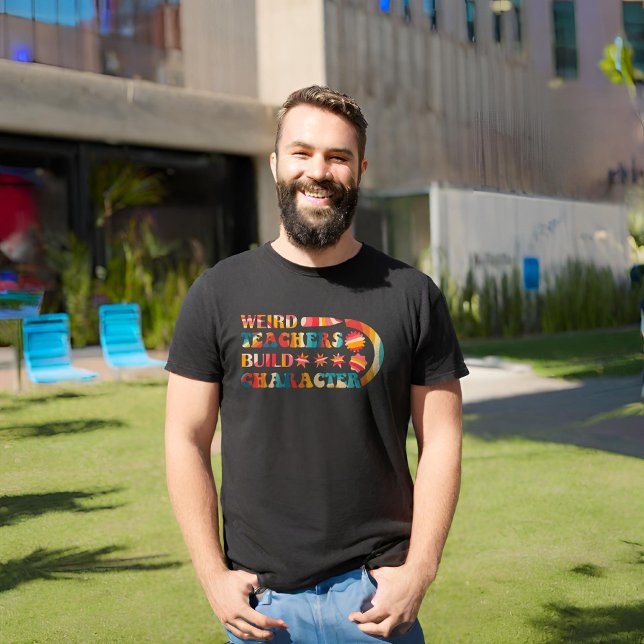 Camiseta Personagem de Criação de Professores Estranhos (Criador carregado)