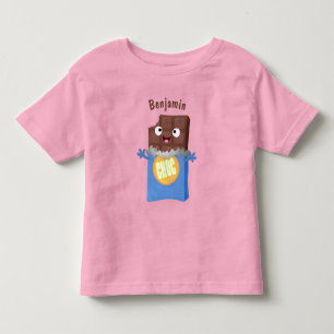 Camiseta Personagem de desenho animado bar doce de chocolat