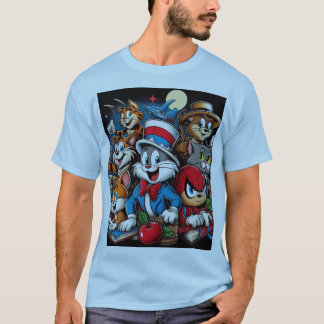 Camiseta Personagem de desenho animado Clássico
