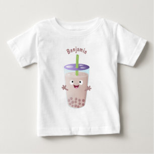 Camiseta Personagem de desenho animado de bobina de chá de 