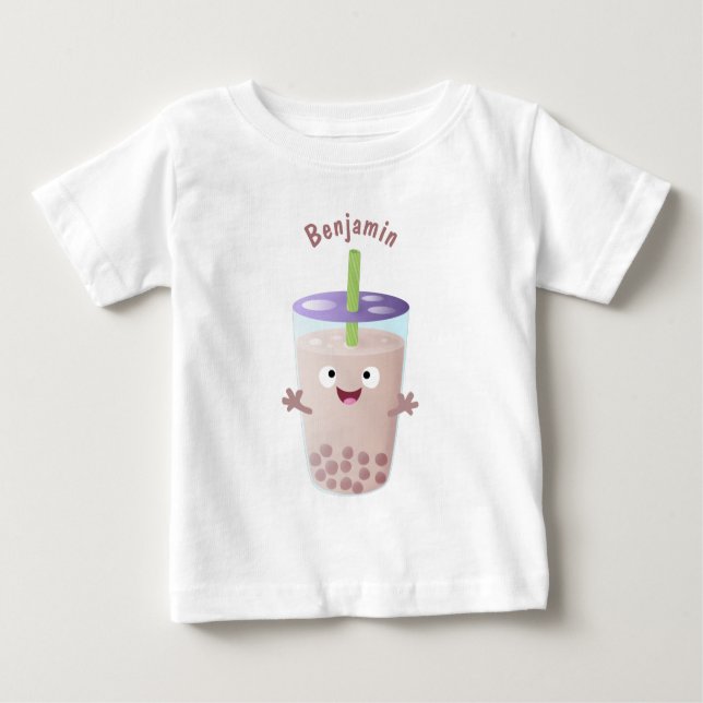 Camiseta Personagem de desenho animado de bobina de chá de  (Frente)