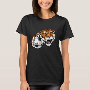Camiseta Personagem de desenho animado de futebol do Tigre