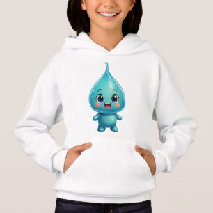 Camiseta Personagem de desenho animado de Gotas de Água Ado