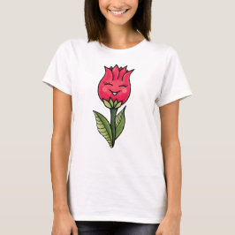 Camiseta Personagem de desenho animado de Primavera de vent