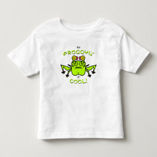 Camiseta Personagem de desenho animado de sapo engraçado co