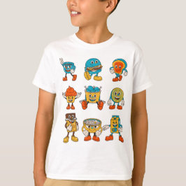 Camiseta Personagem de desenho animado engraçada
