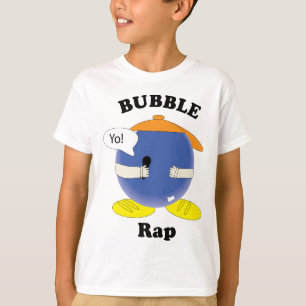 Camiseta Personagem de Desenho Animado Fofo com Microfone e