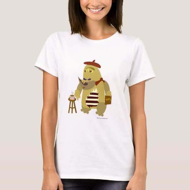 Camiseta Personagem de desenho animado Legal Beatnik Monste (Frente)