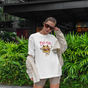 Camiseta Personagem de desenho animado Retroativo do Burger