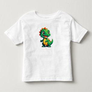 Camiseta Personagem de Dinossauro Bebê para Crianças