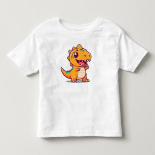 Camiseta Personagem de Dinossauro Bebê para Crianças