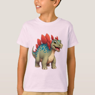 Camiseta Personagem de Dinossauro Bebê para Crianças