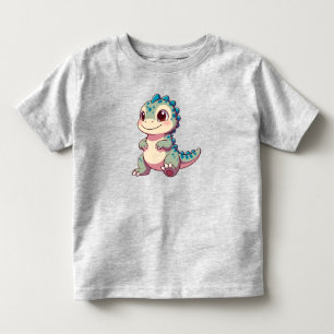 Camiseta Personagem de Dinossauro Bebê para Crianças