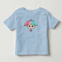 Personagem de Guarda-Chuva de Desenho Adorável