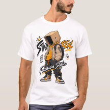 Personagem de Moda Streetwear Urbana – Grafite Leg