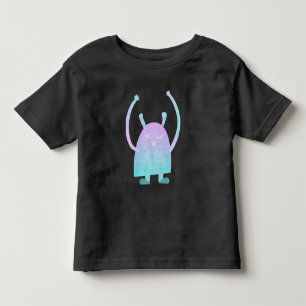 Camiseta Personagem de Monstro Adorável para Crianças