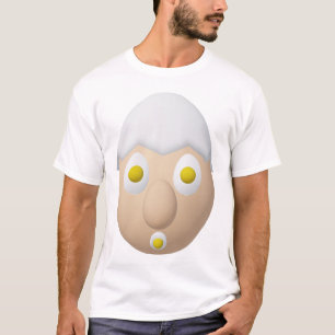 Camiseta Personagem de Ovo Excêntrico RG & RA Design Fofo