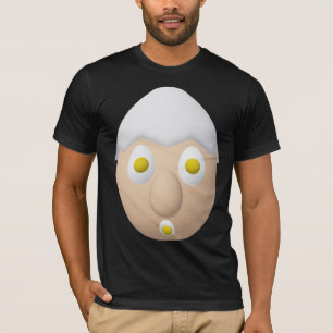 Camiseta Personagem de Ovo Excêntrico RG & RA Design Fofo