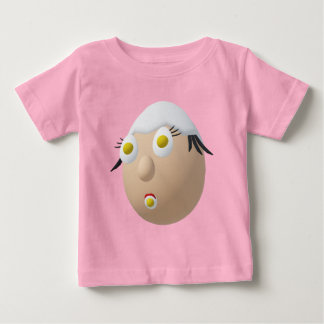 Camiseta Personagem de Ovo Excêntrico RG & RA Design Fofo