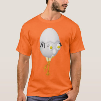 Camiseta Personagem de Ovo Excêntrico RG & RA Design Fofo