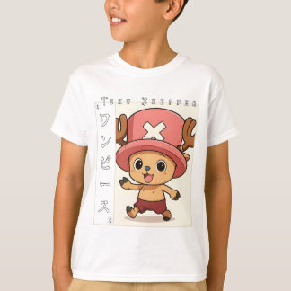 Camiseta Personagem de Rena Anime Fofa com Remédio Vermelho