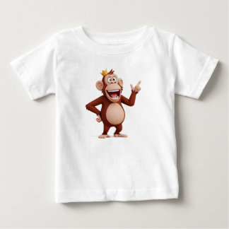 Camiseta Personagem do Rei Macaco Apontando para Cima