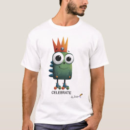 Camiseta Personagem Engraçado com Coroa | CELEBRAR - Por De