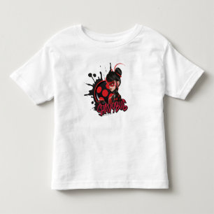 Camiseta Personagem Gráfico Miraculoso Re-verse Shadybug